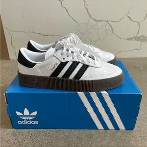 Adidas Sambarose Cloud White Womens US8